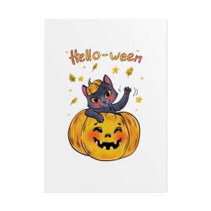 Halloween Cat Rolled Posters