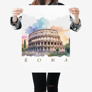 Rome Colosseum Poster