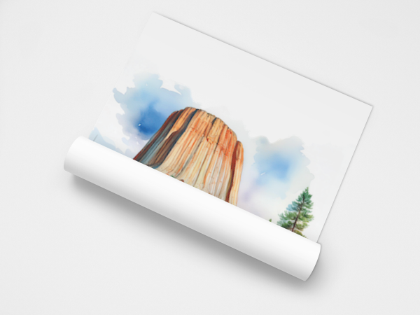 Wyoming Devil's Tower Poster - Image 2