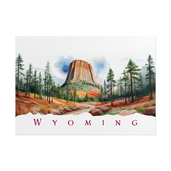 Wyoming Devil's Tower Poster - Image 3