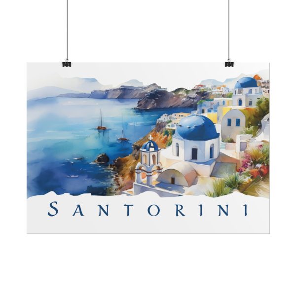 Santorini Greece Poster - Image 3